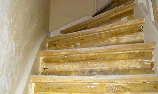 Erneuerung einer massiven Holztreppe